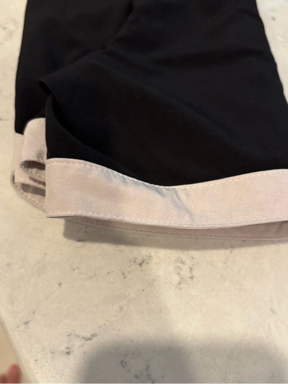 tek gear Black Athletic Shorts Gray Marble Waistband Womens Size Small Running - Picture 7 of 7